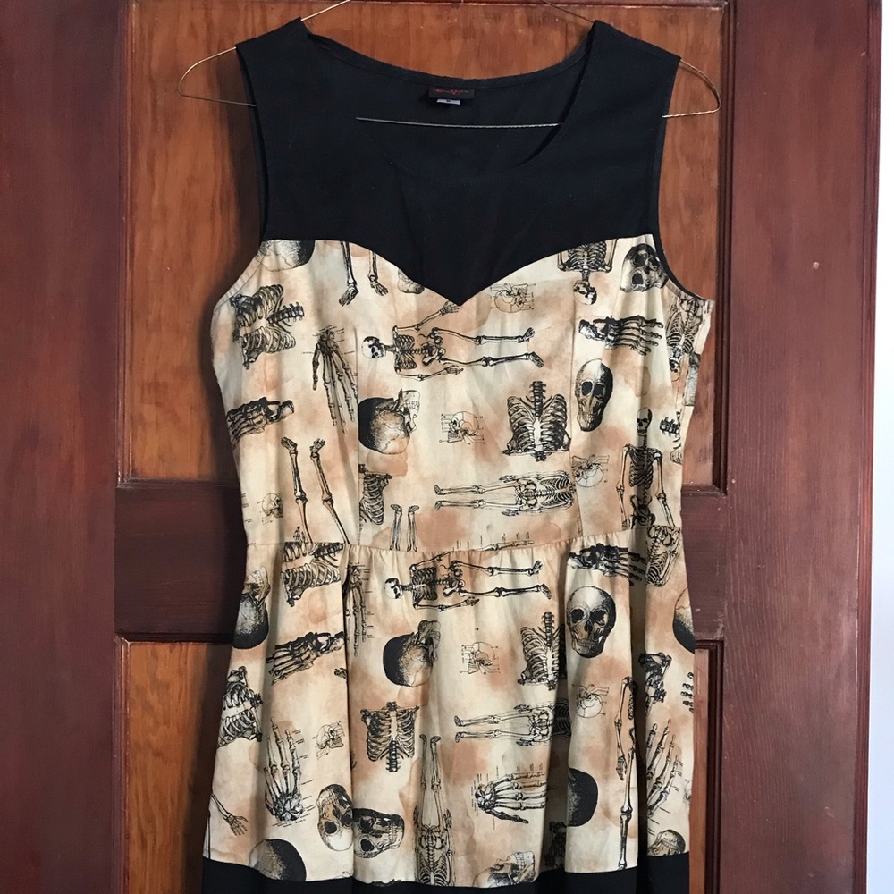 ModCloth Spooky Bones Dress
